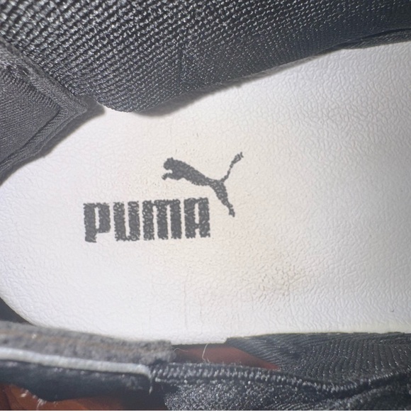 Puma Black Platform Sport Sandals Double Buckle Slides Sz 7.5-8 - Picture 4 of 6